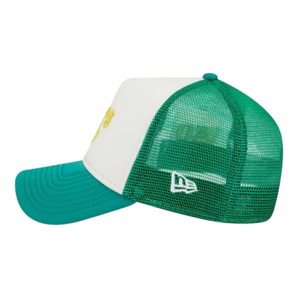 New Era Oakland Athletics Checkered Flag 9FORTY A-Frame Snapback Trucker Hat Cap - Picture 5 of 7